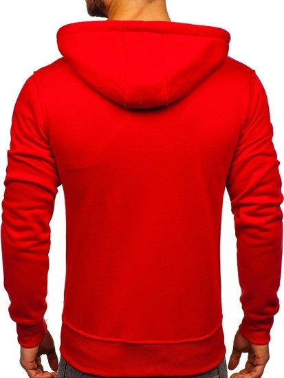 Sweat-shirt pour homme à capuche rouge Bolf 2008