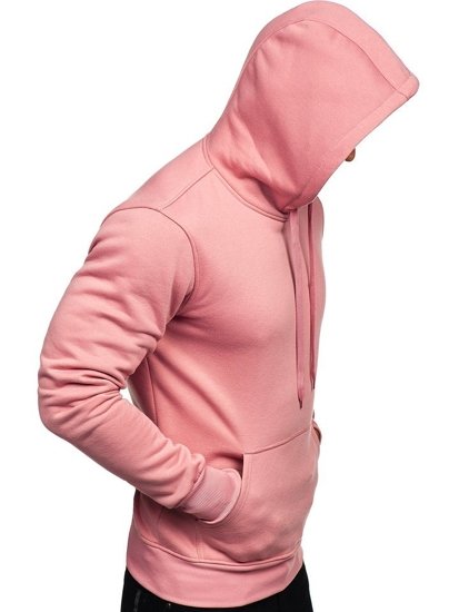 Sweat-shirt rose kangourou à capuche pour homme Bolf 2009 