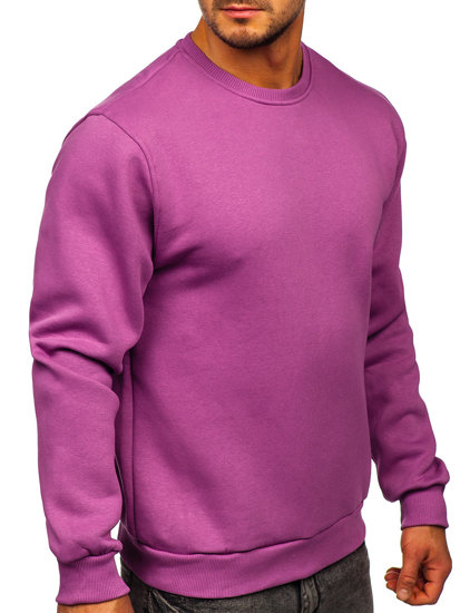 Sweat-shirt violet sans capuche pour homme Bolf 2001  