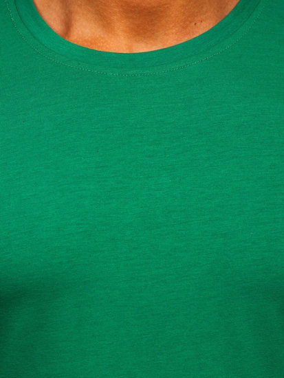 Tee-shirt vert sans imprimé pour homme Bolf 2005-101 