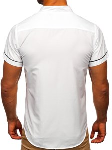 Chemise à manches courtes pour homme blanche Bolf 5518