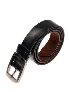La ceinture en cuir pour homme noire Bolf P006