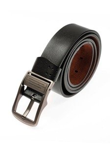 La ceinture en cuir pour homme noire Bolf P007