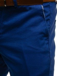 Le pantalon formel pour homme bleu Bolf 4326