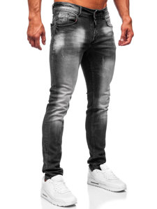 Le pantalon jean slim fit pour homme noir Bolf MP0001N