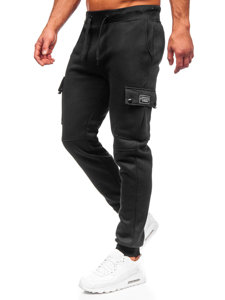 Pantalon cargo de sport pour homme noir Bolf JX325