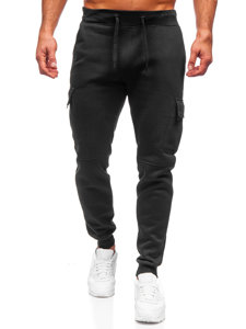 Pantalon cargo de sport pour homme noir Bolf JX325