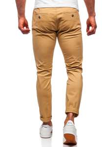Pantalon chino pour homme beige Bolf 1143     