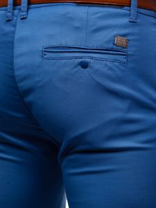 Pantalon chino pour homme bleu Bolf KA1786P