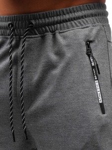 Pantalon court de sport pour homme gris-noir Bolf Q3877