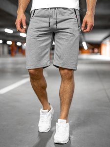 Pantalon court sportif gris pour homme Bolf JX505 