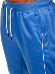 Pantalon de jogging sportif pour homme bleu Bolf 8K201