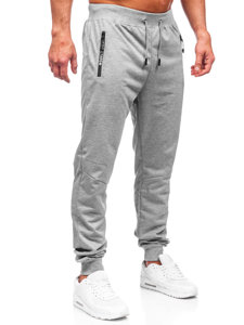 Pantalon de jogging sportif pour homme gris Bolf 8K198