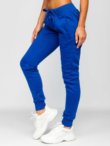 Pantalon de sport pour femme bleu cobalt Bolf CK-01