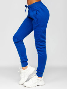 Pantalon de sport pour femme bleu cobalt Bolf CK-01