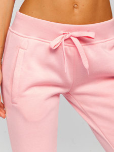 Pantalon de sport pour femme rose clair Bolf CK-01-38