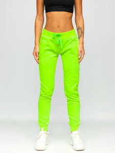 Pantalon de sport pour femme vert-néon Bolf CK-01