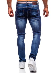 Pantalon en jean slim fit pour homme bleu foncé Bolf 80033W0
