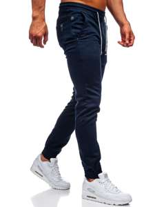Pantalon jogger bleu foncé pour homme Bolf CT8808