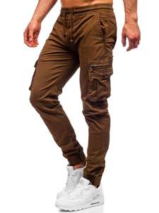 Pantalon jogger cargo brun pour homme Bolf CT6702S0  