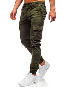 Pantalon jogger cargo pour homme vert Bolf CT6703