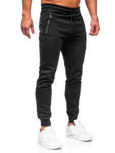 Pantalon jogger de sport pour homme noir Bolf JX6009