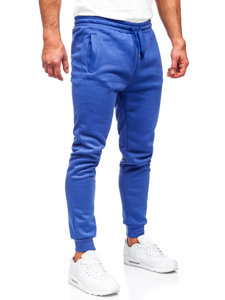 Pantalon jogger pour homme bleu cobalt Bolf CK01