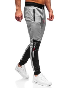 Pantalon jogger pour homme gris Bolf K50002