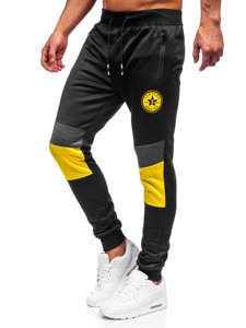Pantalon jogger pour homme noir Bolf K50001