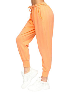 Pantalon sportif orange pour femme Bolf 0011