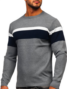 Pull pour homme gris Bolf H2115