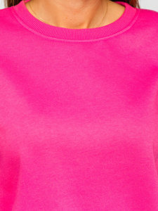 Sweat-shirt pour femme fuchsia Bolf W01
