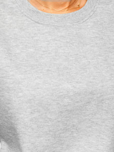 Sweat-shirt pour femme gris Bolf W01