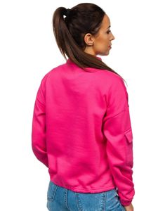 Sweat-shirt pour femme rose Bolf KSW2029