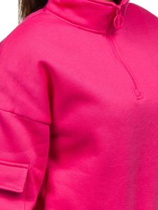 Sweat-shirt pour femme rose Bolf KSW2029