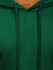 Sweat-shirt pour homme à capuche vert foncé kangourou Bolf 2009