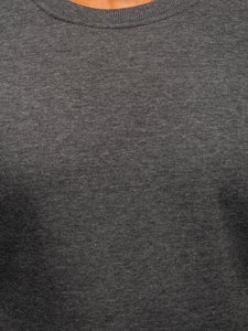 Sweat-shirt sans capuche anthracite pour homme Bolf 2001    