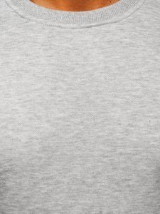Sweat-shirt sans capuche gris pour homme Bolf 2001    