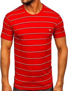 Tee-shirt pour homme rouge Bolf 14952
