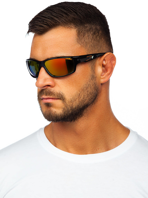 Des lunettes de soleil Orange Bolf MIAMI8