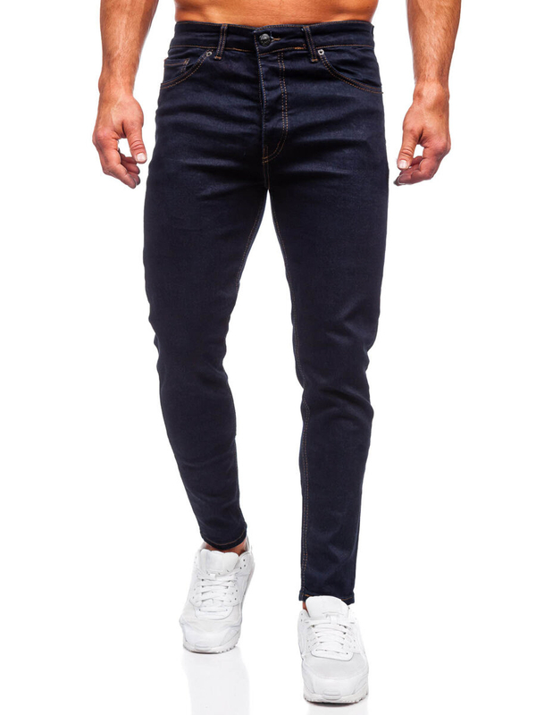 Homme Pantalon en jean regular fit Bleu foncé Bolf 5372
