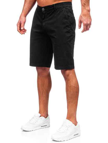 Short en tissu pour homme noir Bolf JX7511