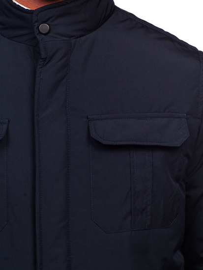 Blouson de transition pour homme bleu foncé Bolf 22M303