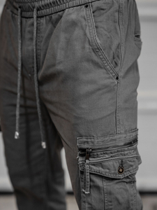 Pantalon jogger cargo pour homme graphite Bolf MP0181GA