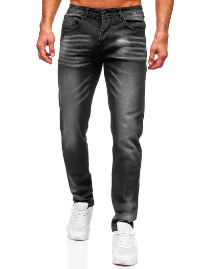 Homme Pantalon en jean regular fit Noir Bolf MP0199N