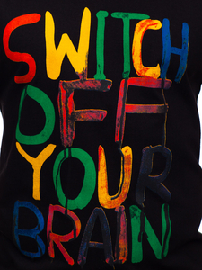 Tank top avec imprimé noir Bolf 14803-1