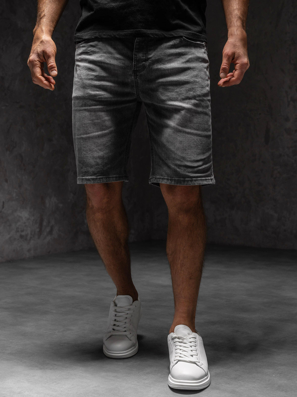 Homme Pantalon court en jean Graphite Bolf MP0277GSA1