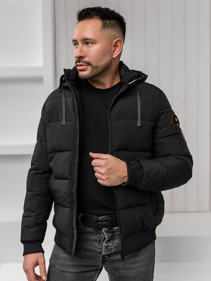 Homme Blouson d'hiver Noir Bolf 31M5031A1