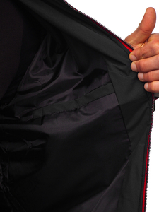 Blouson bomber de transition pour homme noir Bolf 84M3001