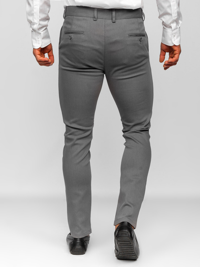 Pantalon chino pour homme gris Bolf 5000-3